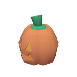 Pumpkin Tall Carved